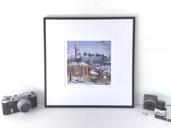 Snowy Alfred Limited Edition Print - Illustration by Jonathan Chapman