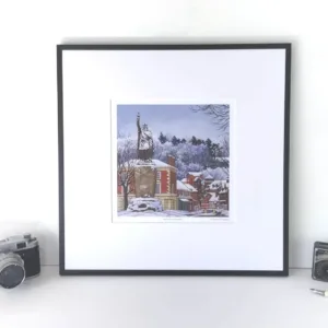 Snowy Alfred Limited Edition Print - Illustration by Jonathan Chapman