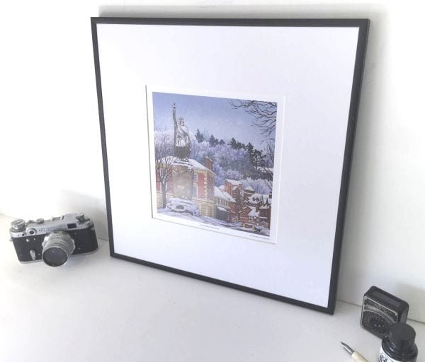 Snowy Alfred Limited Edition Print - Illustration by Jonathan Chapman