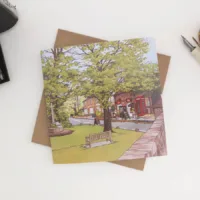 Sparsholt Village Greeting Card