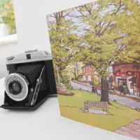 Sparsholt Village Greeting Card