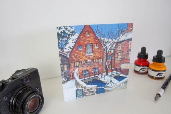 City Mill Winchester Greeting Card