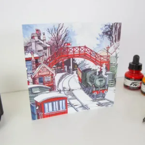 Goathland Steam Train Greeting Card