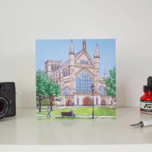 Summer Cathedral Greeting Card