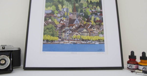 Springtime in Zug Limited Edition Print