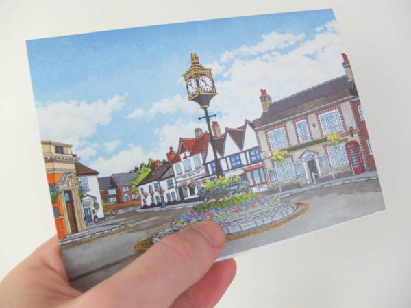 St Georges Square Greeting card