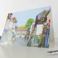 High Street Bishops Waltham Greeting Card