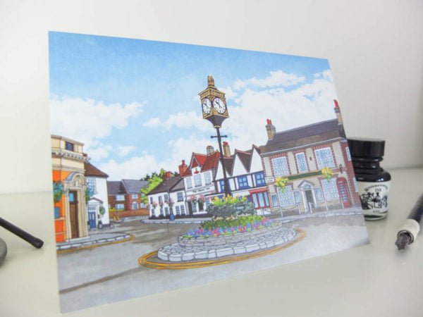 St Georges Square Greeting card