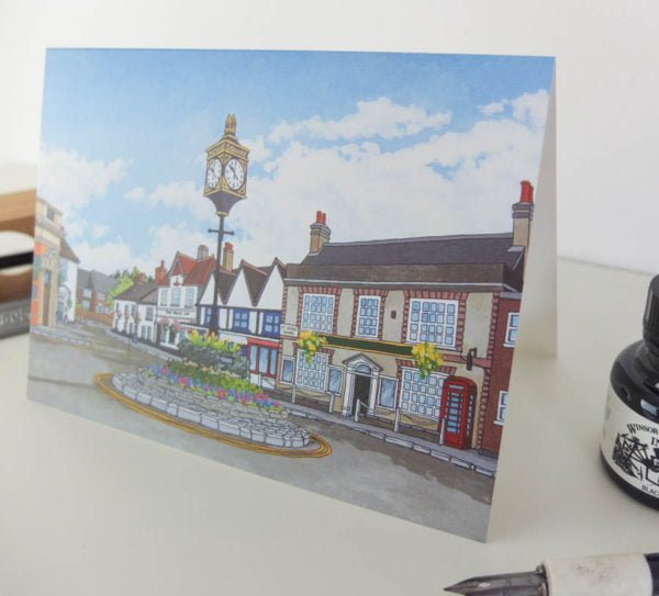 St Georges Square Greeting card