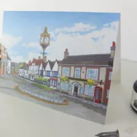 St Georges Square Greeting card