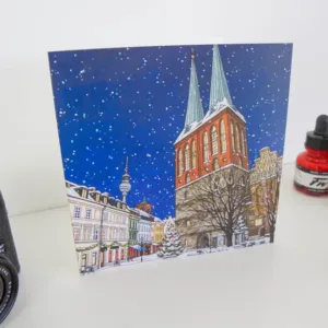 Nikolaiviertel Berlin Greeting Card