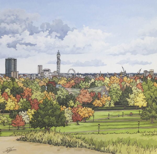 View From Primrose Hill by Jonathan Chapman