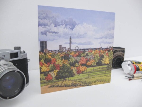 View From Primrose Hill Greeting Card