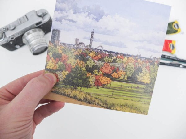 View From Primrose Hill Greeting Card