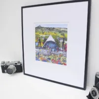 Pyramid Stage Glastonbury Limited Edition Print