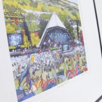 Pyramid Stage Glastonbury Limited Edition Print