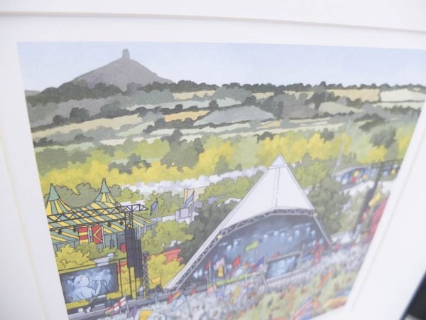 Pyramid Stage Glastonbury Limited Edition Print