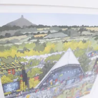 Pyramid Stage Glastonbury Limited Edition Print