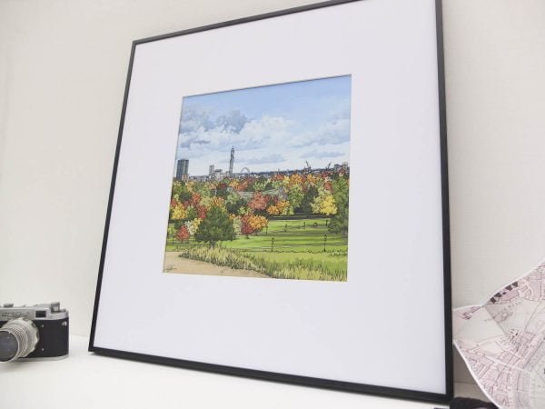 View From Primrose Hill Painting