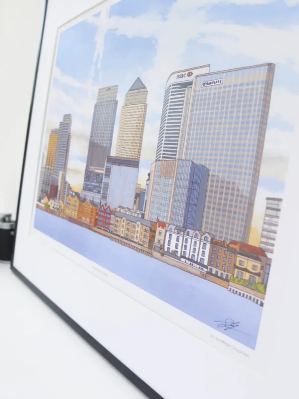 Canary Wharf Limited Edition Print