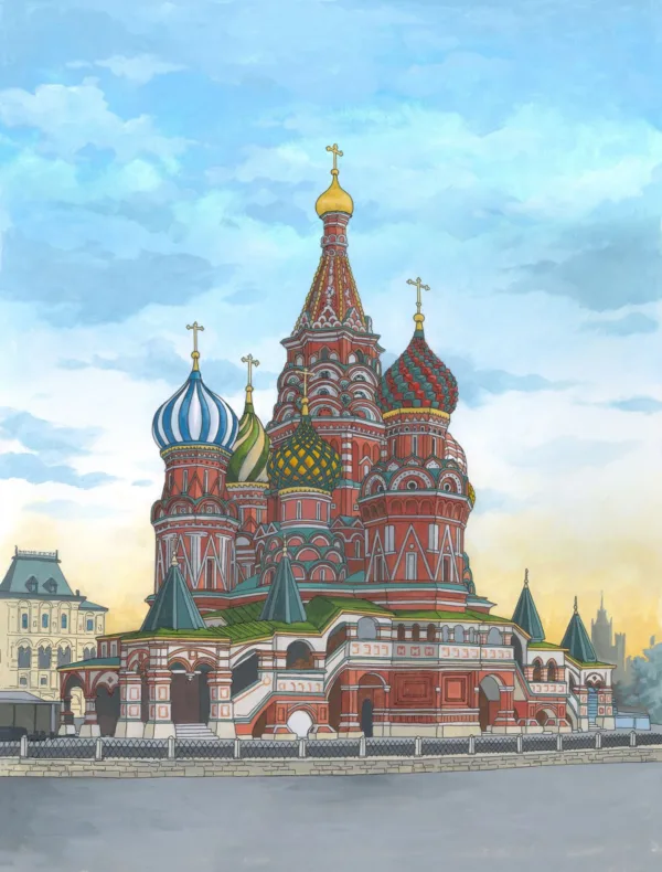 St Basil's Cathedral, Moscow by Jonathan Chapman