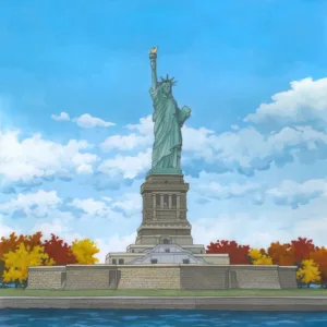 The Statue of Liberty by Illustrator Jonathan Chapman