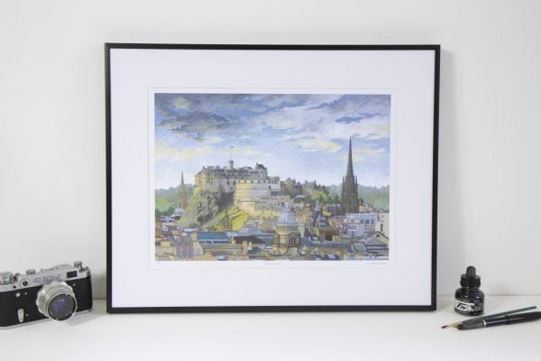 Edinburgh Castle limited edition print by Jonathan Chapman