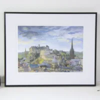 Edinburgh Castle limited edition print by Jonathan Chapman