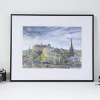 Edinburgh Castle limited edition print by Jonathan Chapman