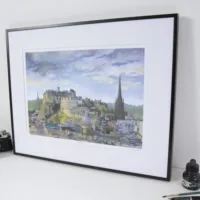 Edinburgh Castle limited edition print by Jonathan Chapman