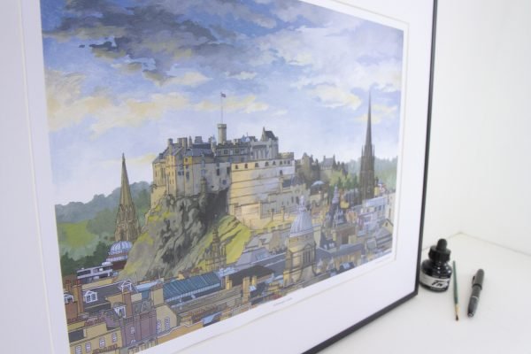 Edinburgh Castle limited edition print by Jonathan Chapman