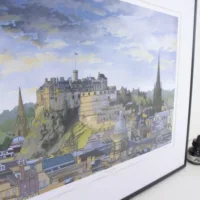 Edinburgh Castle limited edition print by Jonathan Chapman