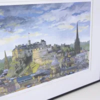 Edinburgh Castle limited edition print by Jonathan Chapman