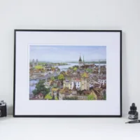 Zurich Rooftops limited edition print by Jonathan Chapman