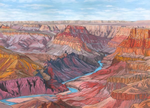 The Grand Canyon Illustration by Jonathan Chapman