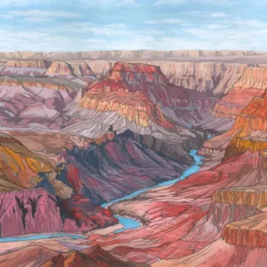 The Grand Canyon Illustration by Jonathan Chapman