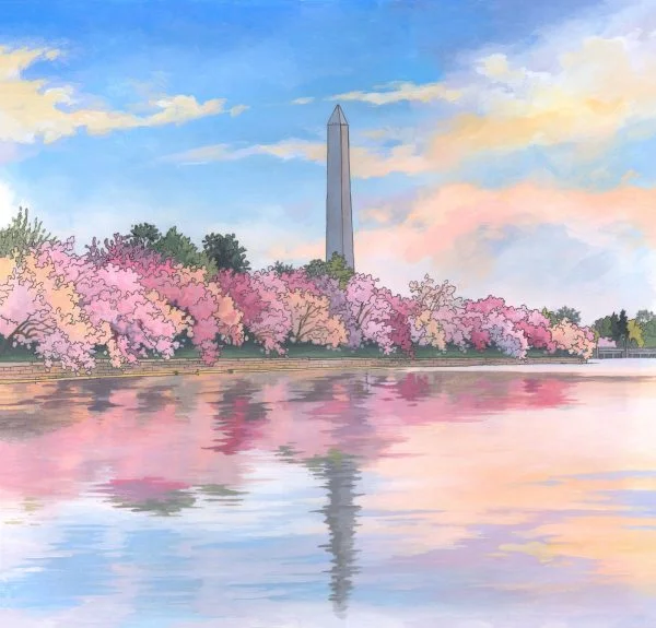 The Washington Monument Illustration by Jonathan Chapman