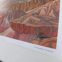 The Grand Canyon Limited Edition Print - Illustration by Jonathan Chapman