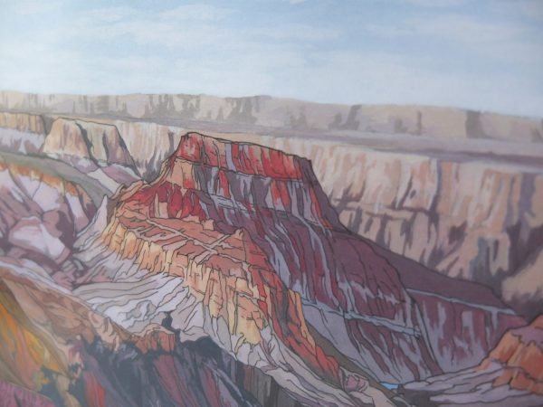 The Grand Canyon Limited Edition Print - Illustration by Jonathan Chapman