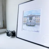 Wandsworth Town Hall Limited Edition Print - Illustration by Jonathan Chapman