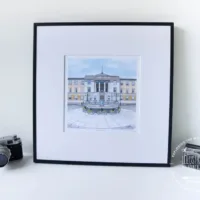 Wandsworth Town Hall Limited Edition Print - Illustration by Jonathan Chapman