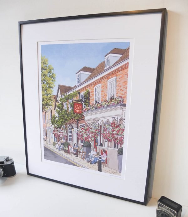 The Old Vine Winchester Limited Edition Print