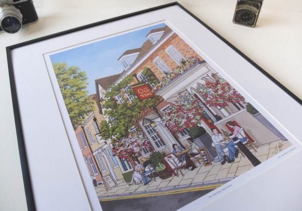 The Old Vine Winchester Limited Edition Print