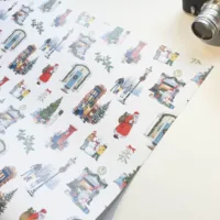 Christmas Wrapping Paper - Illustration by Jonathan Chapman-2