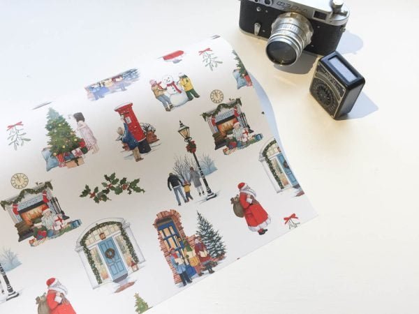 Christmas Wrapping Paper - Illustration by Jonathan Chapman-2