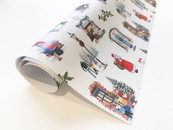 Christmas Wrapping Paper - Illustration by Jonathan Chapman-2