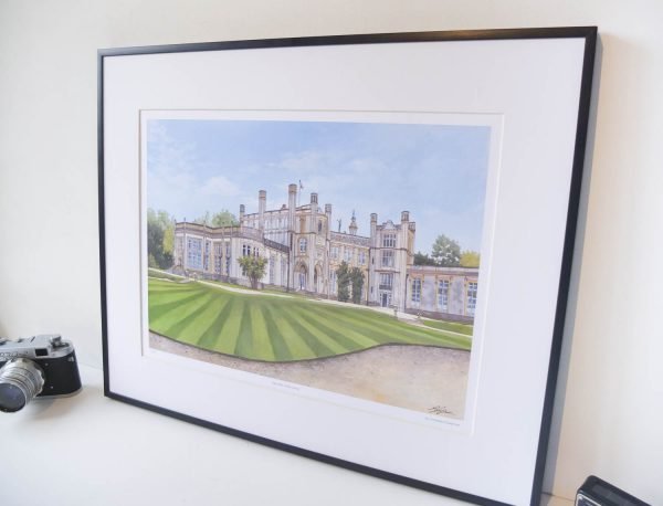 Highcliffe Castle Limited Edition Print - Illustration by Jonathan Chapman