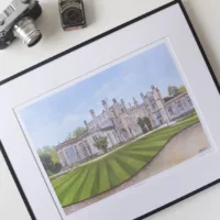 Highcliffe Castle Limited Edition Print - Illustration by Jonathan Chapman