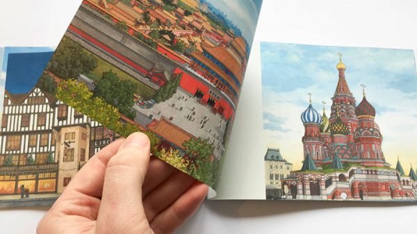 Painted Cities Book - Illustration by Jonathan Chapman