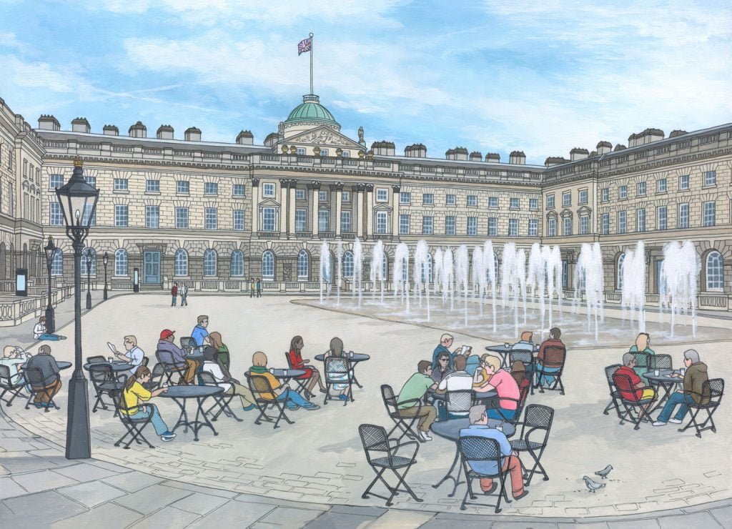 Somerset House in Summer